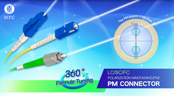 Polarization Maintaining(PM) optical fiber connector